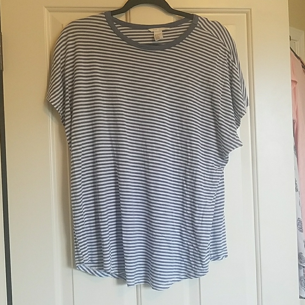 Short Sleeve Striped Top